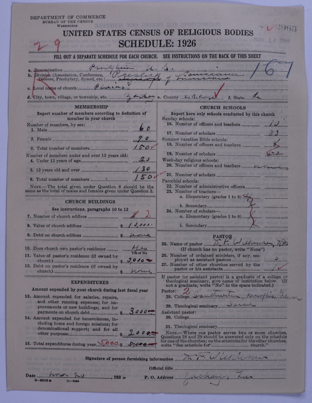 Scan of Presbyterian Church in the United States: 2963
