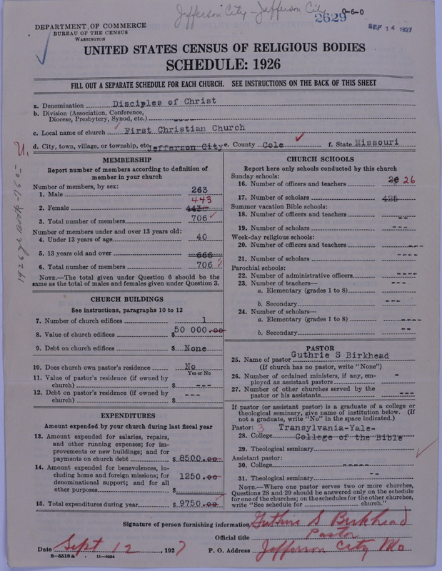 Scan of Disciples of Christ: 2629