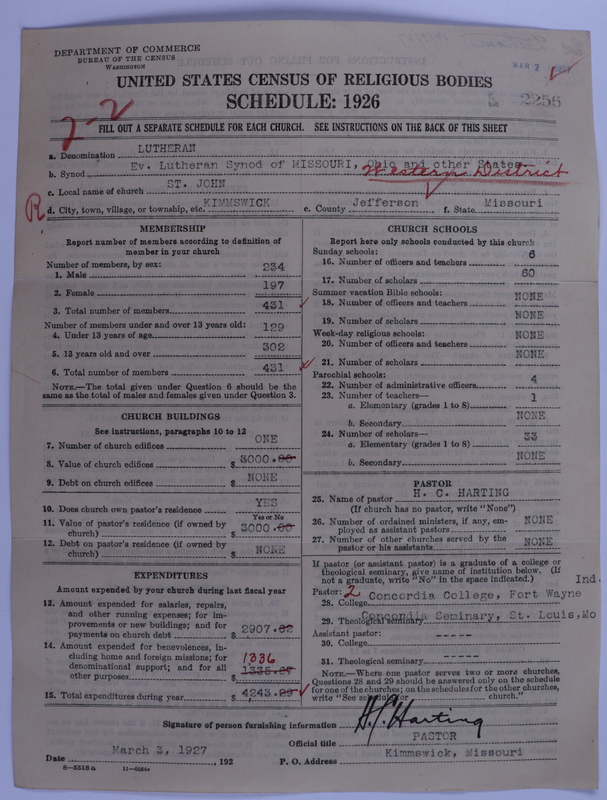 Scan of Evangelical Lutheran Synodical Conference of America: Evangelical Lutheran Synod of Missouri, Ohio, and Other States: 2256