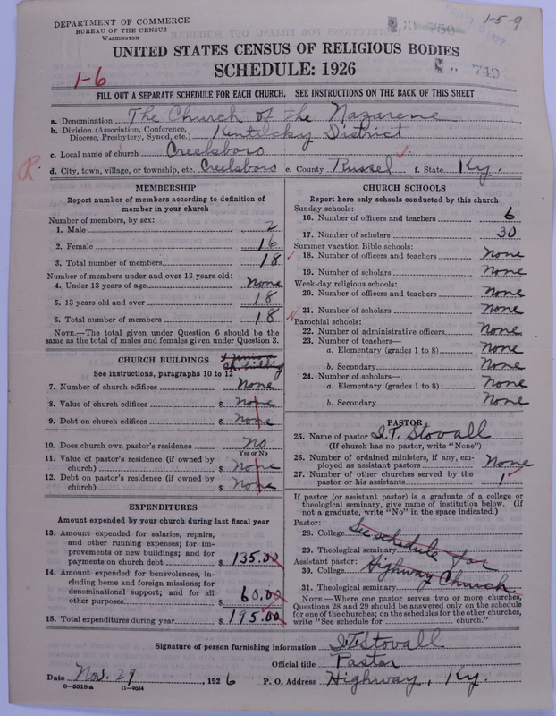 Scan of Church of the Nazarene: 749
