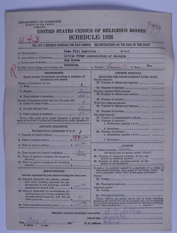 Scan of Free Will Baptists: 569