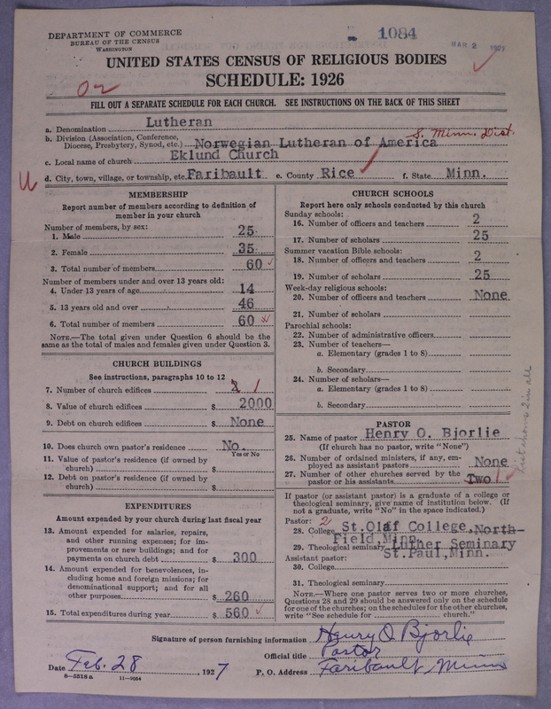 Scan of Norwegian Lutheran Church of America: 1084