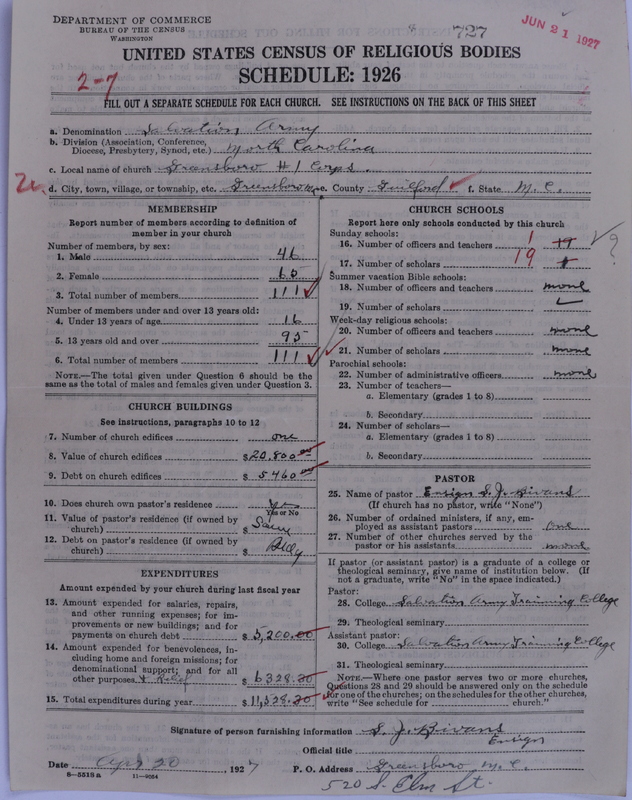 Scan of Salvation Army: 727