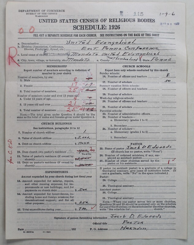 Scan of Evangelical Congregational Church: 115