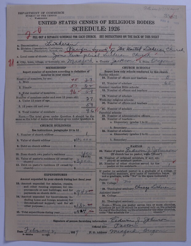 Scan of United Lutheran Church in America: 3583