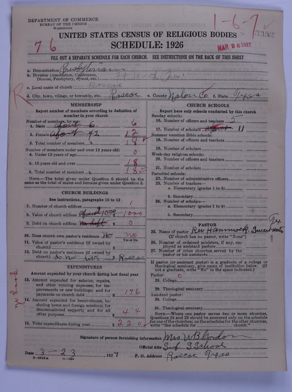 Scan of Presbyterian Church in the United States: 3352