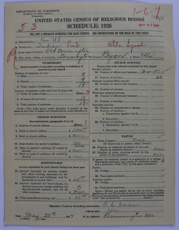 Scan of Presbyterian Church in the United States: 3043