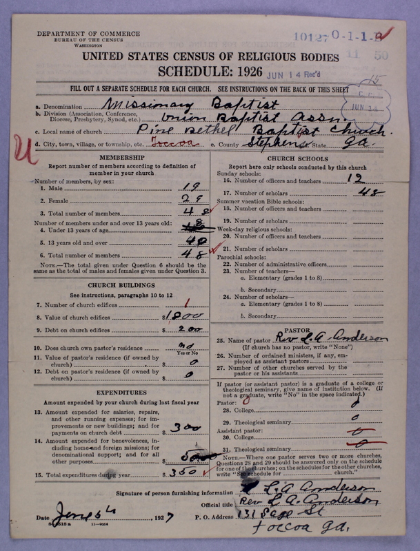 Scan of Negro Baptists: 10127