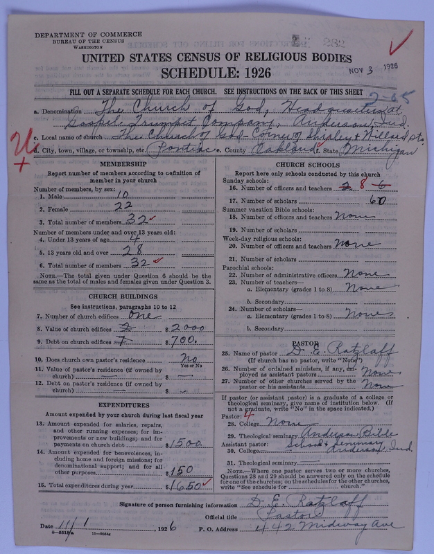 Scan of Church of God (Headquarters, Anderson, Ind.): 282