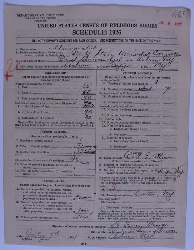 Scan of Universalist Church: 218