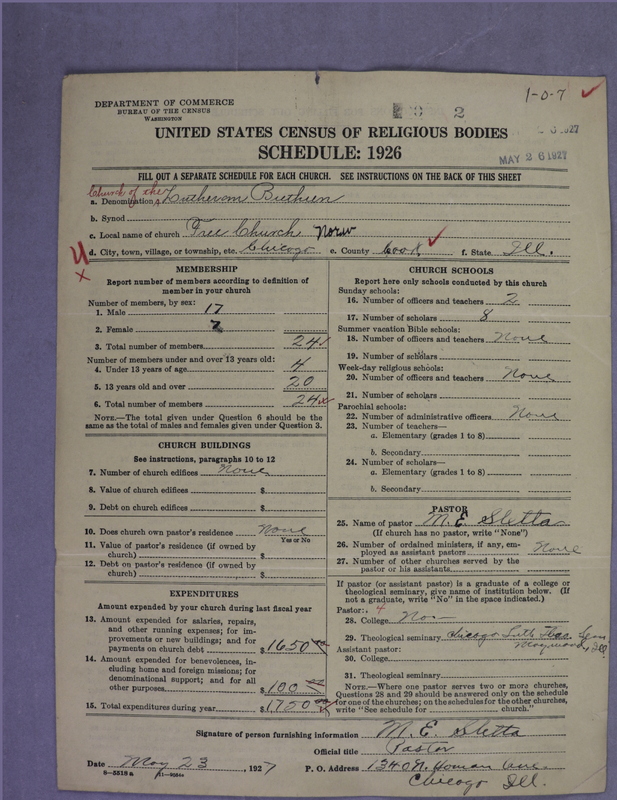 Scan of Church of the Lutheran Brethren of America: 2