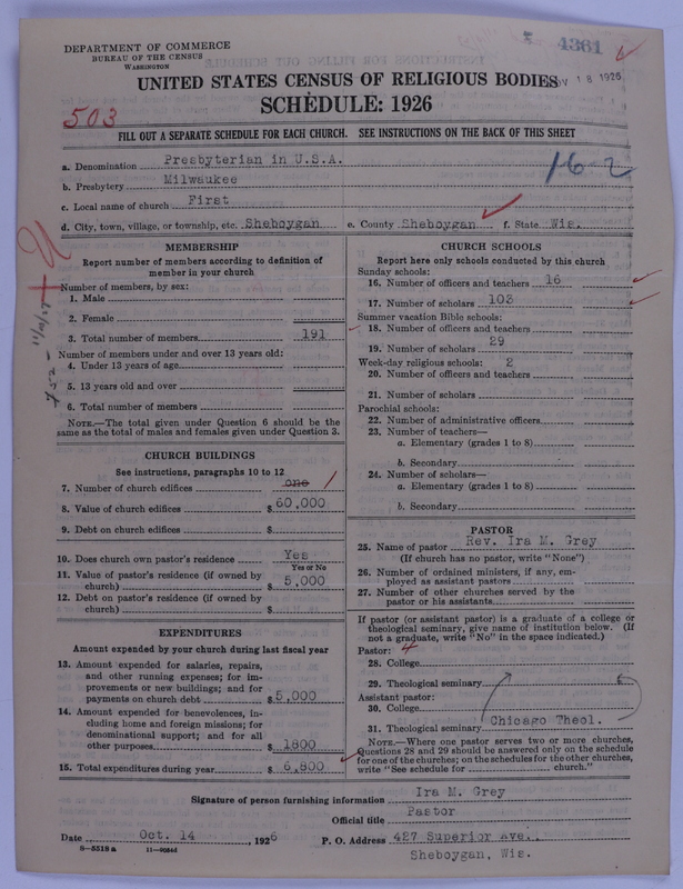Scan of Presbyterian Church in the United States of America: 4361