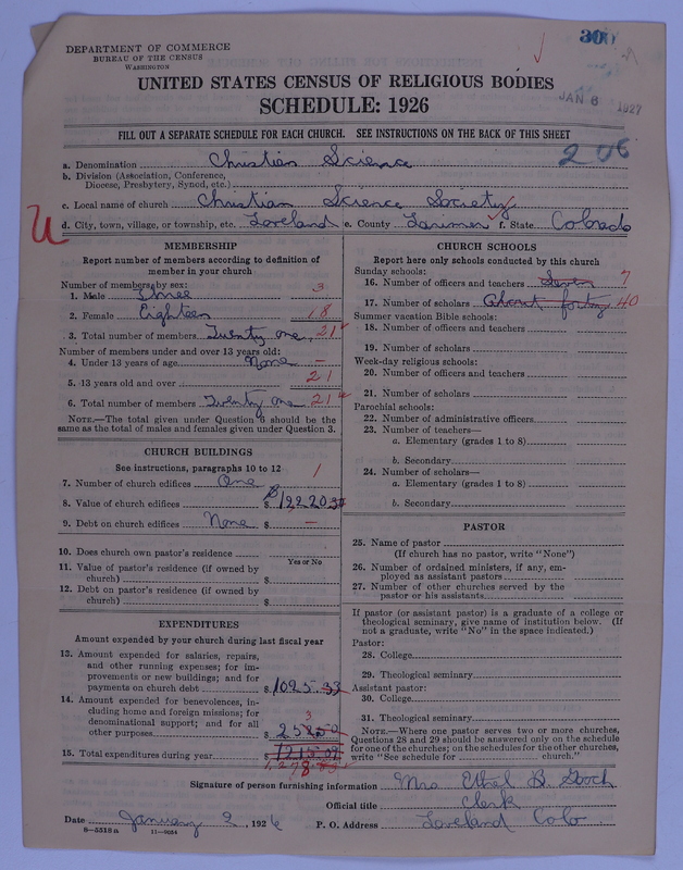 Scan of Church of Christ, Scientist: 300