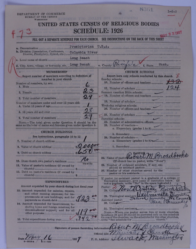 Scan of Presbyterian Church in the United States of America: 8361