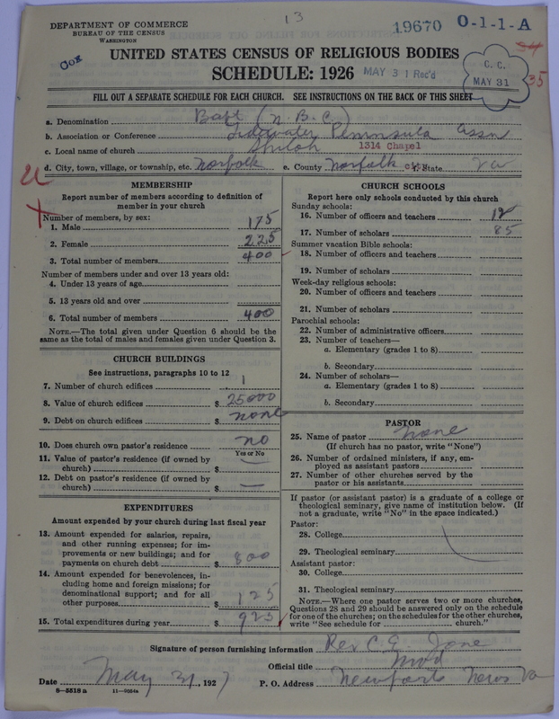 Scan of Negro Baptists: 19670