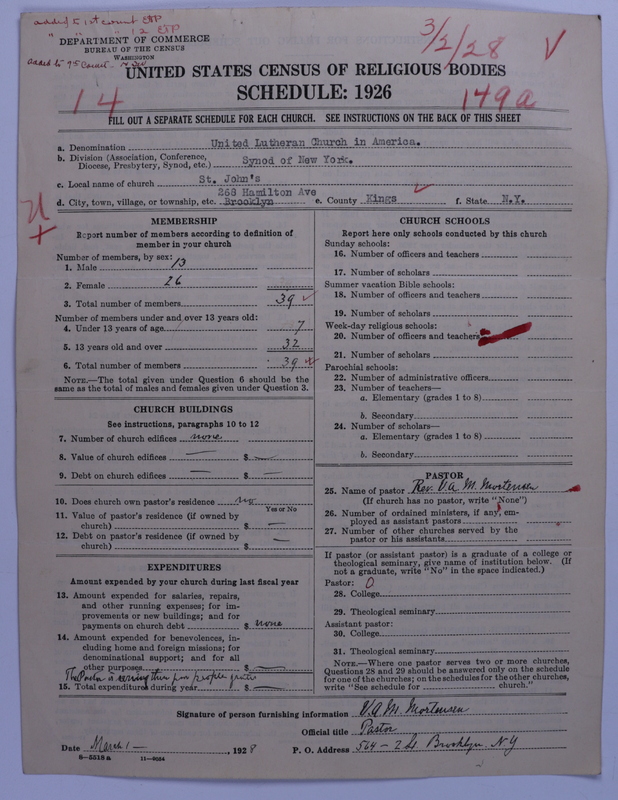 Scan of United Lutheran Church in America: 149a