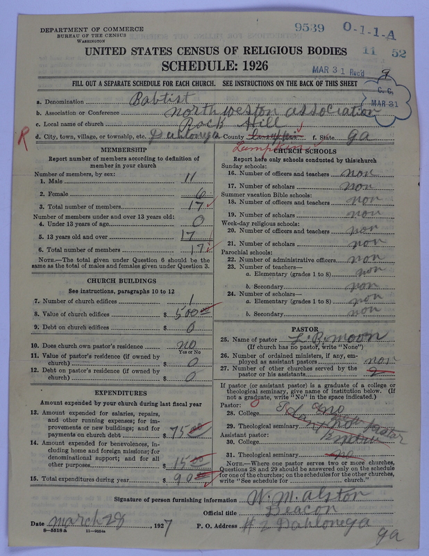 Scan of Negro Baptists: 9539