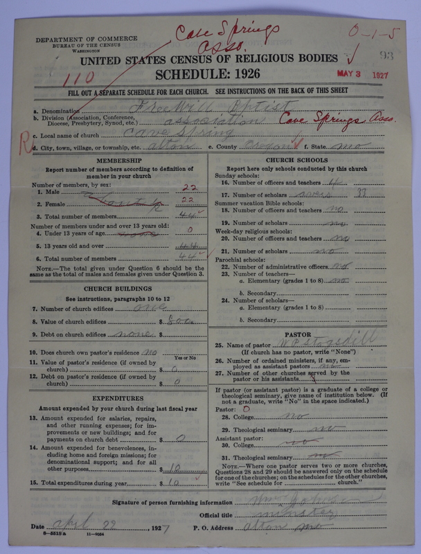 Scan of Free Will Baptists: 93