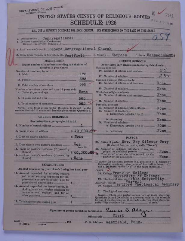 Scan of Congregational Churches: 791