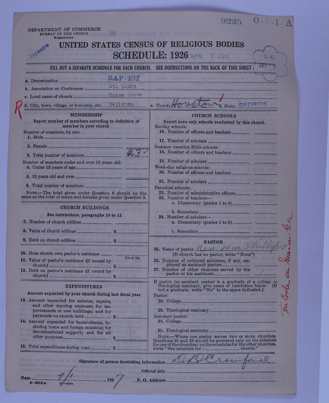 Scan of Negro Baptists: 9225