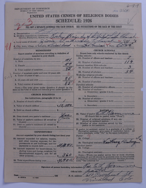 Scan of United Lutheran Church in America: 3556