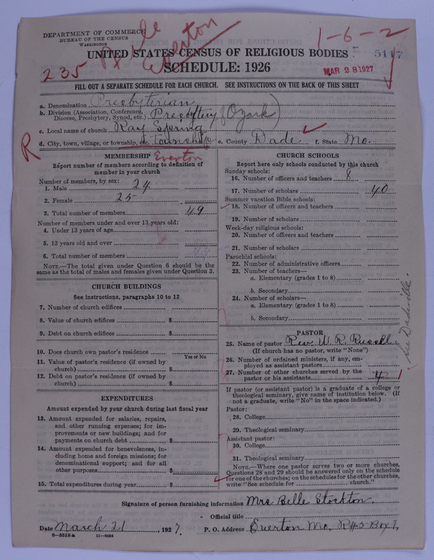 Scan of Presbyterian Church in the United States of America: 5117