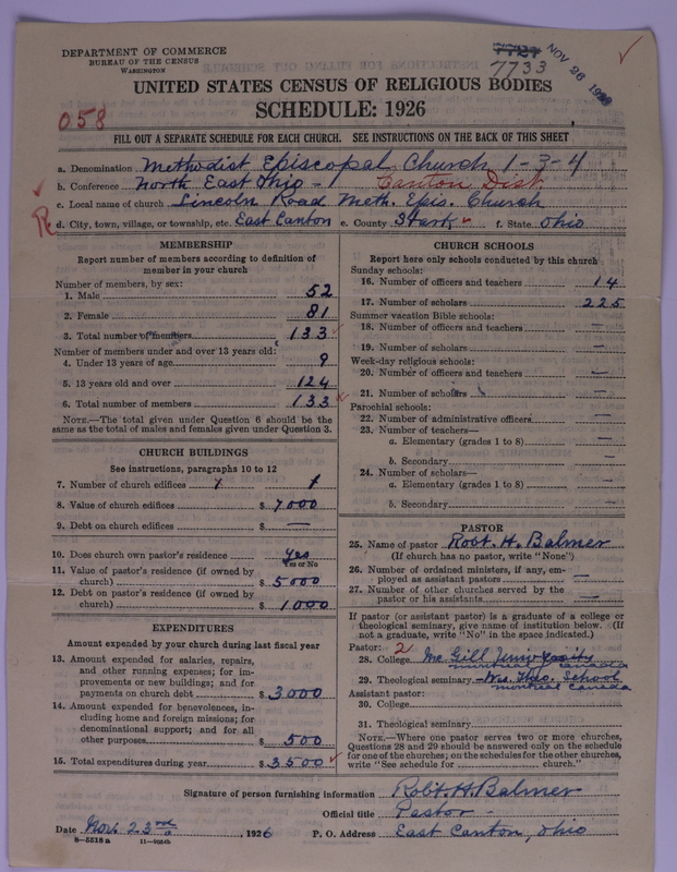 Scan of Methodist Episcopal Church: 7733
