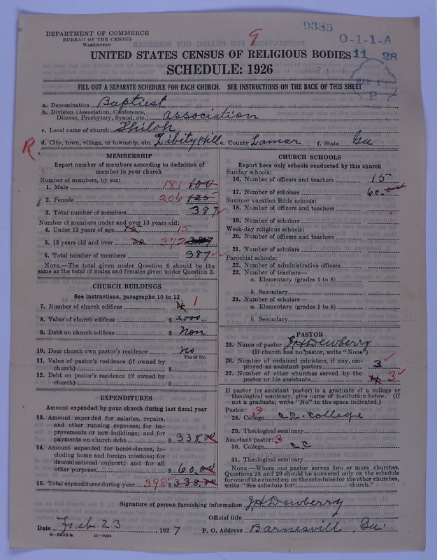Scan of Negro Baptists: 9385