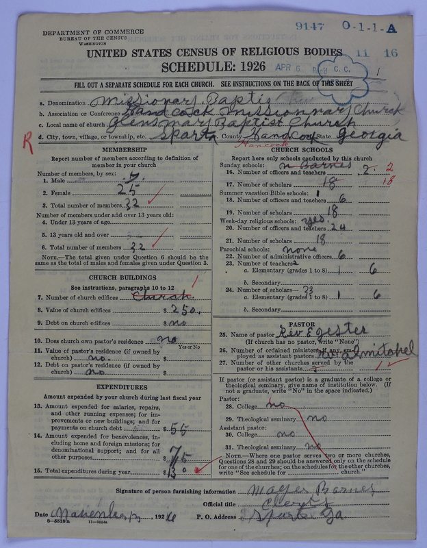 Scan of Negro Baptists: 9147