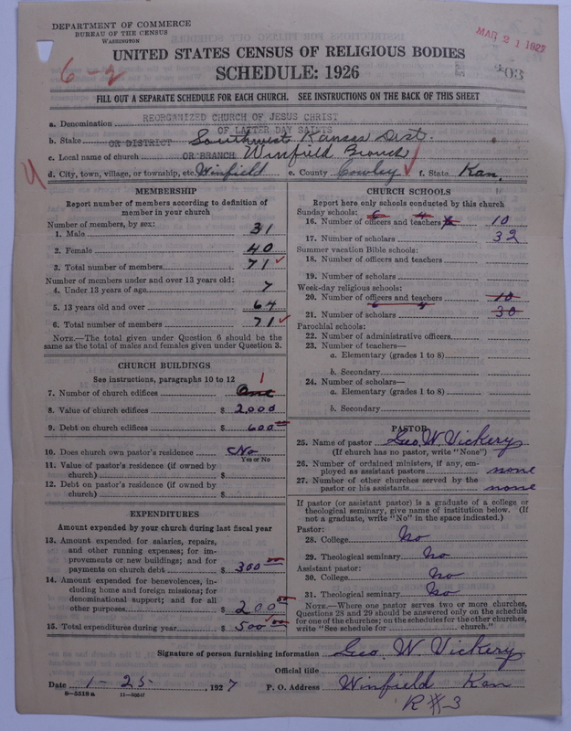 Scan of Reorganized Church of Jesus Christ of Latter Day Saints: 403