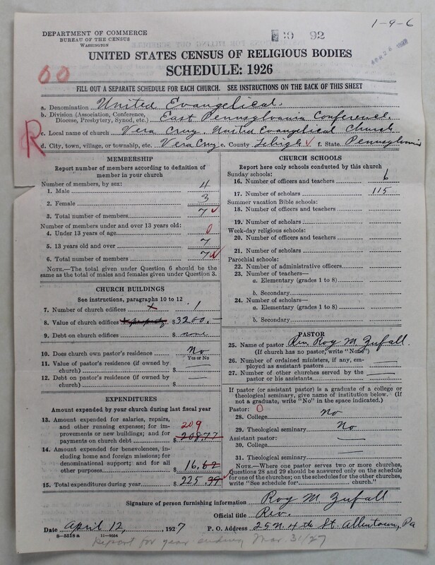 Scan of Evangelical Congregational Church: 92