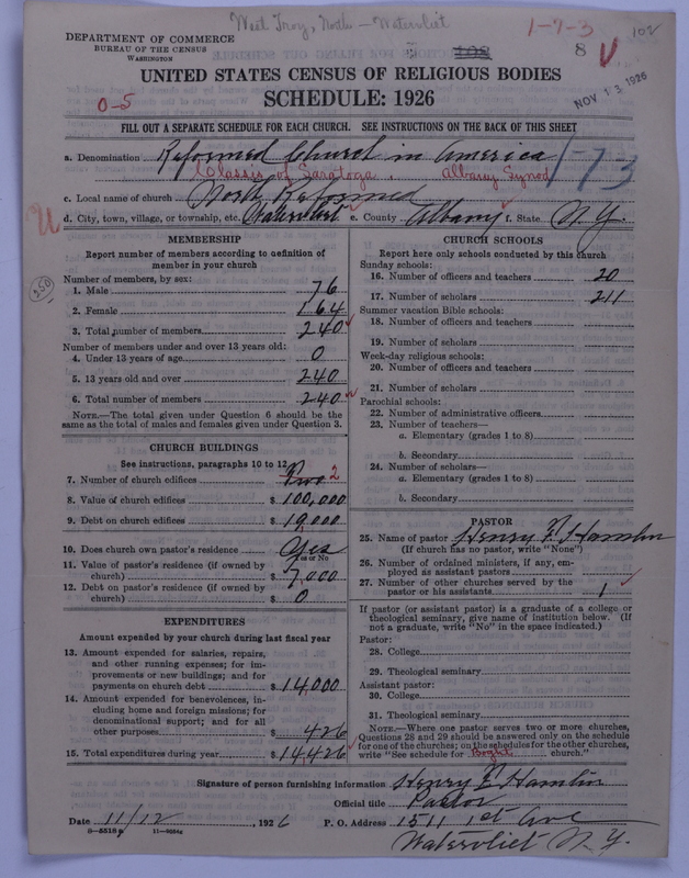Scan of Reformed Church in America: 8