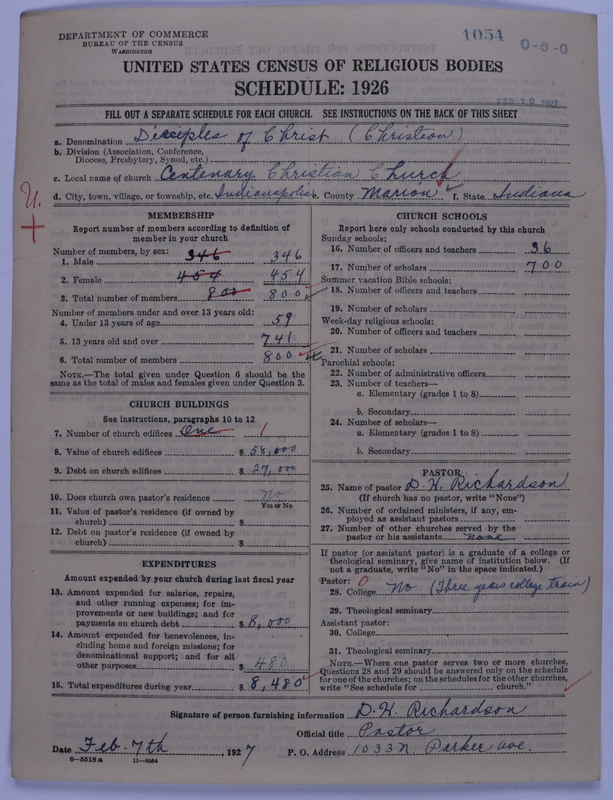 Scan of Disciples of Christ: 1054