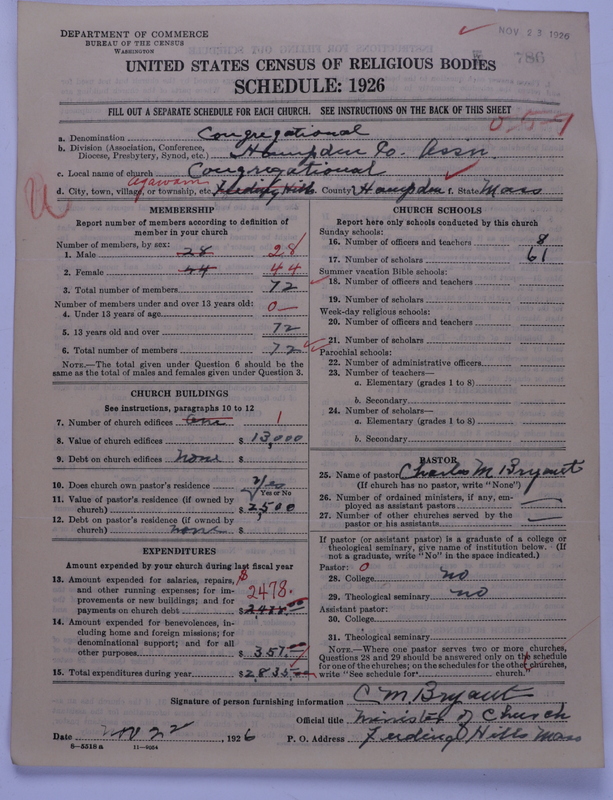 Scan of Congregational Churches: 786