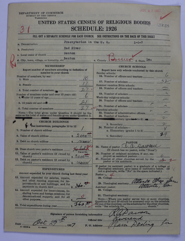 Scan of Presbyterian Church in the United States: 2928