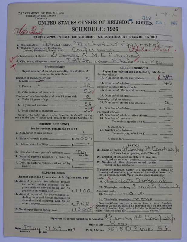 Scan of African Methodist Episcopal Church: 319