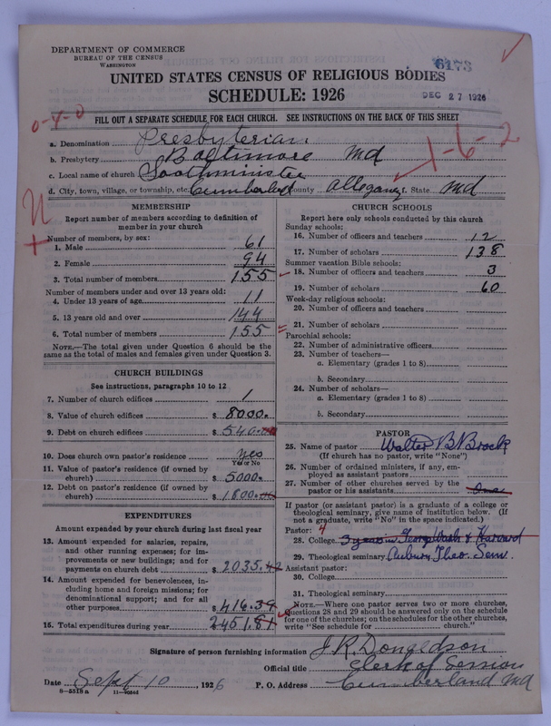 Scan of Presbyterian Church in the United States of America: 6173