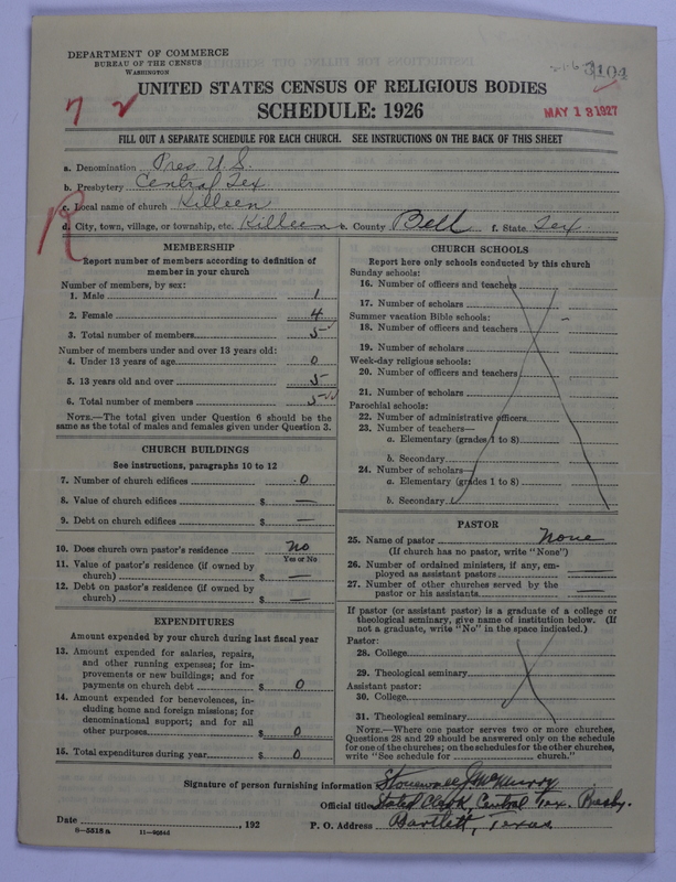 Scan of Presbyterian Church in the United States: 3104