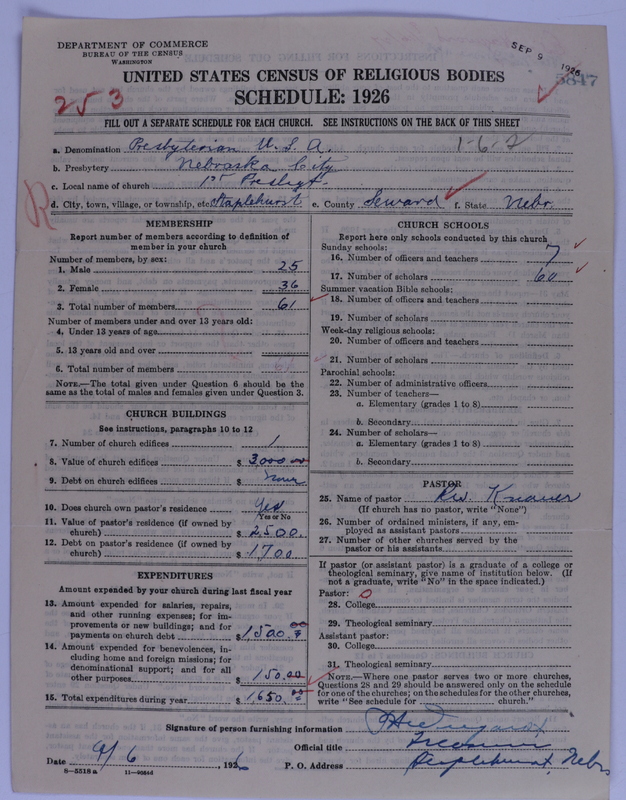 Scan of Presbyterian Church in the United States of America: 5847