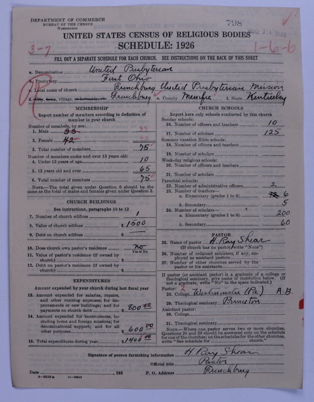 Scan of United Presbyterian Church of North America: 798