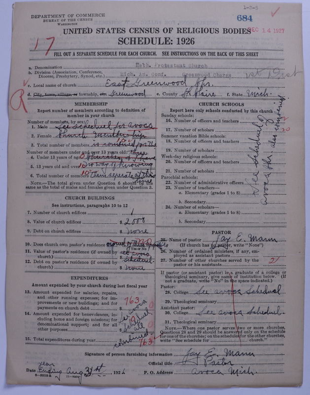 Scan of Methodist Protestant Church: 684