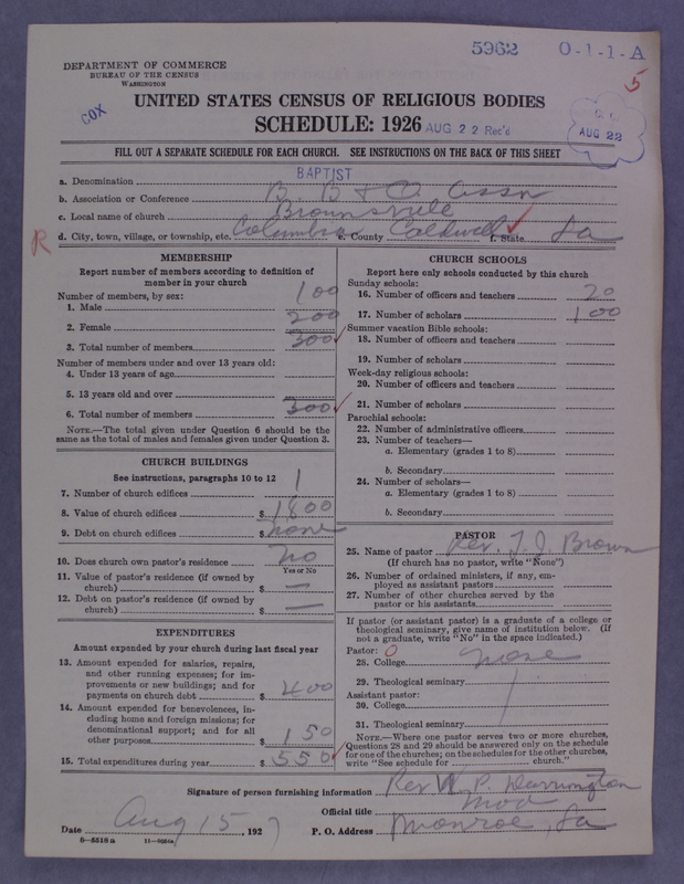 Scan of Negro Baptists: 5962