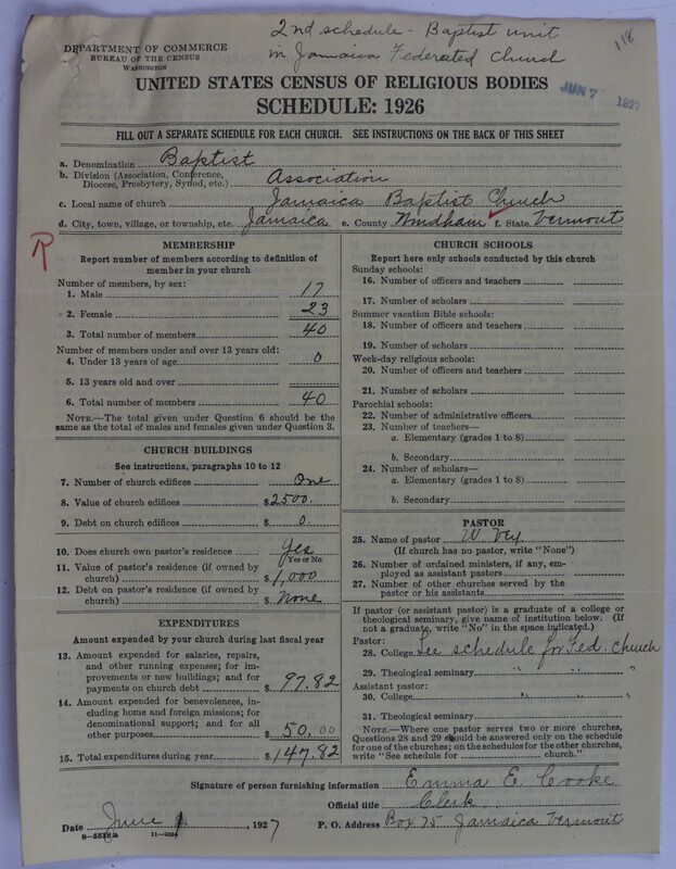 Scan of Federated Churches: 67