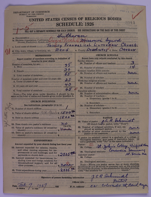 Scan of Evangelical Lutheran Synodical Conference of America: Evangelical Lutheran Synod of Missouri, Ohio, and Other States: 3714