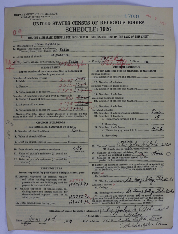 Scan of Roman Catholic Church: 17031