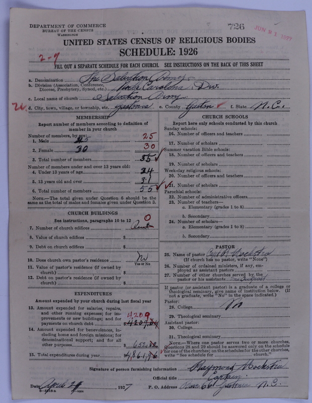 Scan of Salvation Army: 726