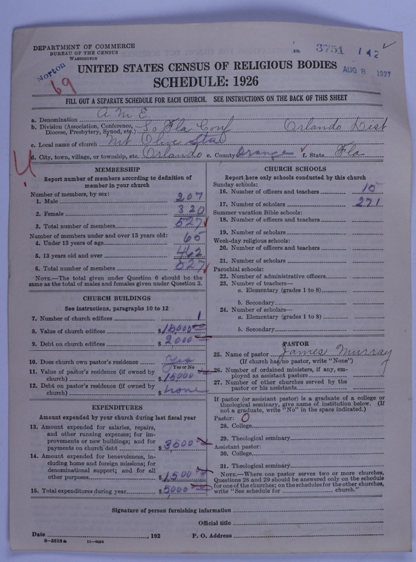Scan of African Methodist Episcopal Church: 3751