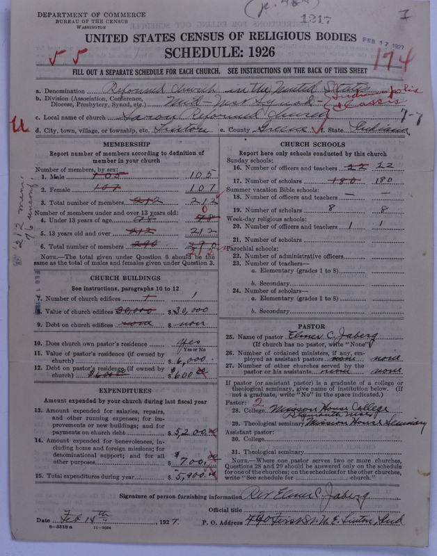 Scan of Reformed Church in the United States: 1217