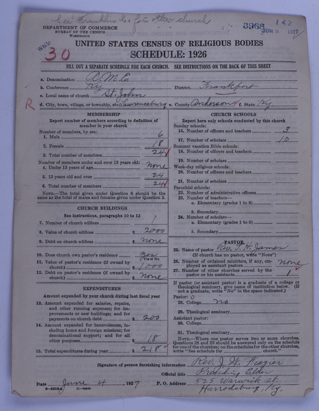 Scan of African Methodist Episcopal Church: 3968