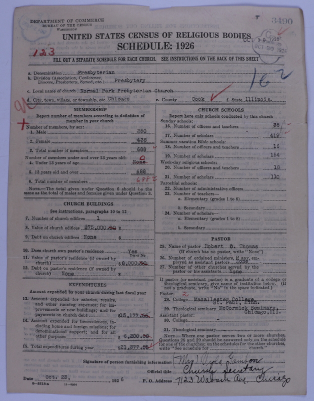 Scan of Presbyterian Church in the United States of America: 3490